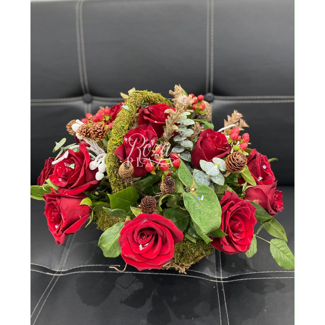 Корзина « Лесная » в Грозном от магазина цветов «Roza Plaza»