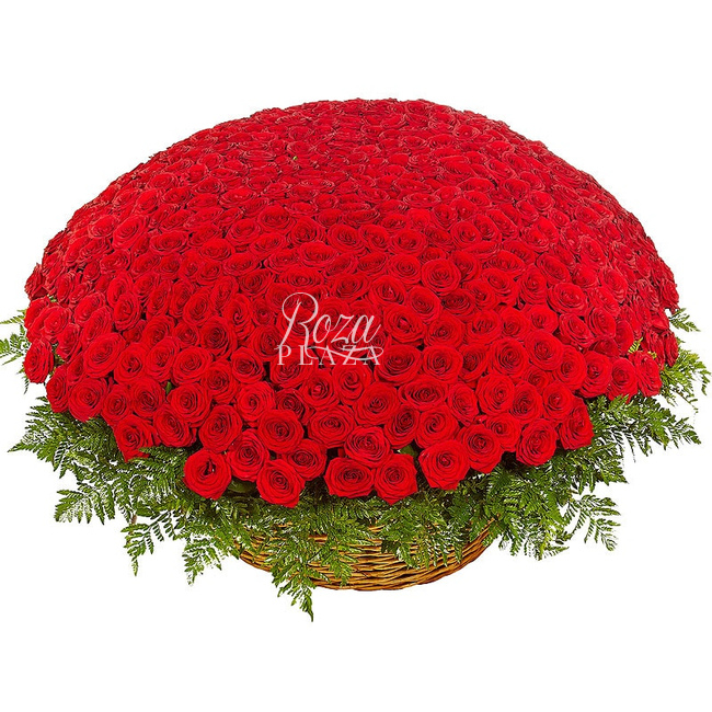 Букет из 201 розы в Грозном от магазина цветов «Roza Plaza»