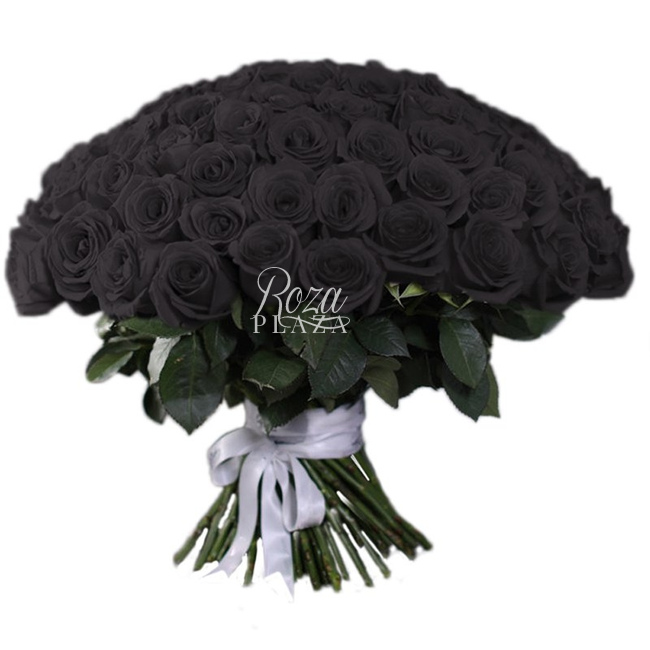 Черная роза Эквадор в Грозном от магазина цветов «Roza Plaza»