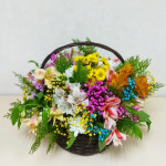 Корзина цветов «Вдохновение» от интернет-магазина «Roza Plaza»в Грозном